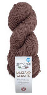 Мериносова пряжа Falkland Worsted Etrofil № 72130 коричневий нитки для в"язання Форкленд Ворстед WB00729 фото