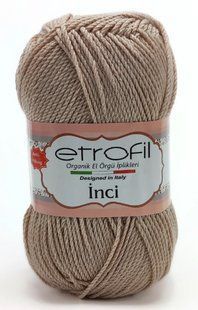 Акрилова пряжа Inci Etrofil № 70771 беж нитки для в"язання Інчи ЕтрофІл WB00501 фото