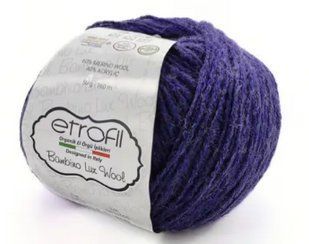 Пряжа BAMBINO LUX WOOL ETROFIL № 70615 - фіолетовий / БАМБІНО ЛЮКС ВУЛ нитки пряжа для "вязання WB00154 фото
