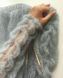 Мохерова пряжа MOHAIR ROYAL № 8396 - синій нитки пряжа для в"язання WB00042 фото 6