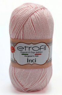 Акрилова пряжа Inci Etrofil № 73038 троянда нитки для в"язання Інчи ЕтрофІл WB00510 фото