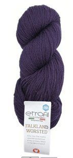 Мериносова пряжа Falkland Worsted Etrofil № 76015 фіолет нитки для в"язання Форкленд Ворстед WB00739 фото