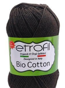 Bio Cotton № 10304 коричневий Etrofil 100% еко коттон бавовняна пряжа для в"язання WB00768 фото