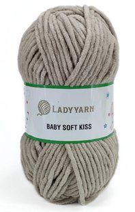Пряжа Baby Soft Kiss Lady Yarn SL1010 плюшова велюрова пряжа WB01714 фото