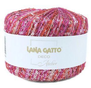 DECO Lana Gatto № 30907 нитки пряжа для в"язання мікропаетка Італія WB01277 фото