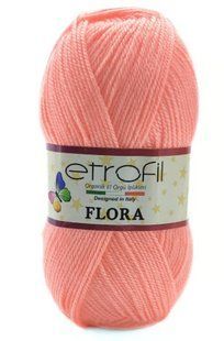 Пряжа для в"язання акрилова Flora № 72004 - троянда Etrofil Флора WB01345 фото