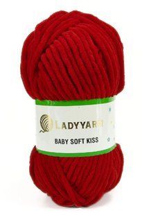 Пряжа Baby Soft Kiss Lady Yarn SL1009 плюшова велюрова пряжа WB01715 фото