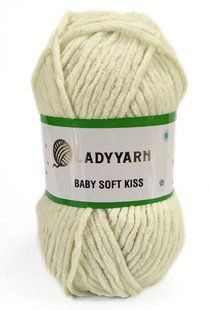 Пряжа Baby Soft Kiss Lady Yarn SL1006 плюшова велюрова пряжа WB01716 фото