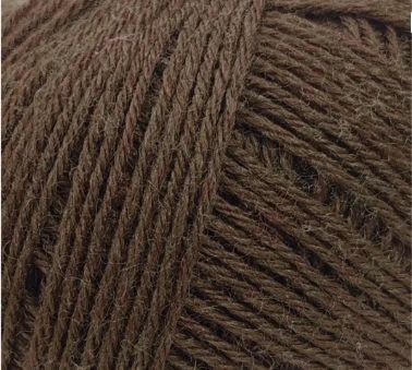 Шкарпеткова пряжа Cool Wool Perfomance № 227 -темно - коричневий Кул Вул Перфоманс WB00418 фото