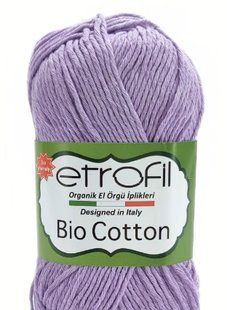 Bio Cotton № 10404 бузок Etrofil 100% еко коттон бавовняна пряжа для в"язання WB00778 фото
