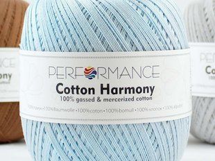 Пряжа Cotton Harmony № 080 - ніжний блакитний,100% бавовна, Performance (Болгарія) Коттон Хармони WB00982 фото