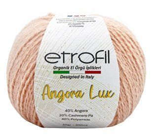 Пряжа ANGORA LUX Etrofil № 70228 - рожевий Ангора люкс нитки пряжа для в"язання WB00471 фото
