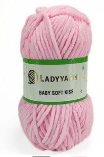 Пряжа Baby Soft Kiss Lady Yarn PL088 плюшова велюрова пряжа WB01720 фото