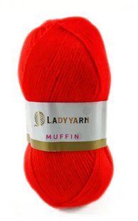 Акрилова пряжа Muffin № AHB028 троянда Маффін нитки для в"язання WB00573 фото