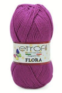 Пряжа для в"язання акрилова Flora № 70659 - ліловий Etrofil Флора WB01351 фото