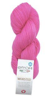 Мериносова пряжа Falkland Worsted Etrofil № 73156 рожевий нитки для в"язання Форкленд Ворстед WB00730 фото