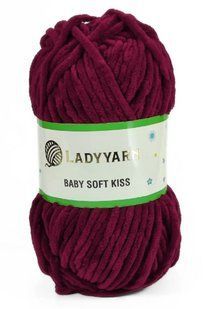 Пряжа Baby Soft Kiss Lady Yarn PLO89 плюшова велюрова пряжа WB01704 фото