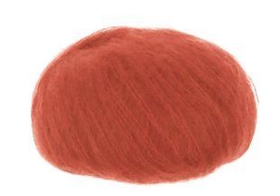 Мохер на шовку Silk Mohair № 30141 - цегла Сілк Мохер LANA GATTO (Італия) WB01617 фото