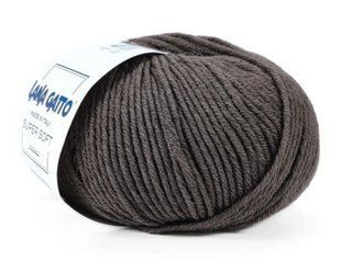 Super Soft № 20606 - кора дуба мериносова пряжа для в"язання Супер Софт Lana Gatto Італія WB01253 фото