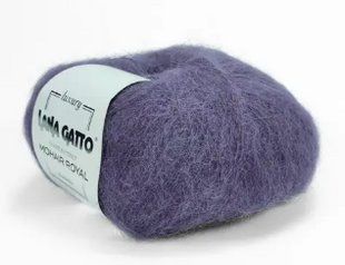 Мохерова пряжа MOHAIR ROYAL № 9367 - фіолетовий нитки пряжа для в"язання WB00043 фото