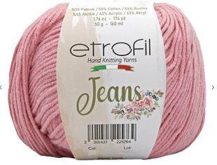 JEANS № 011 світлий рожевийEtrofil бавовна-акрил нитки пряжа для в"язання Етрофил WB00709 фото