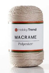 Пряжа Macrame №3 Hobbi Trend № 2001/030 світло-коричневий Etrofil Туреччина WB01741 фото