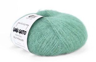 Мохер на шовку Silk Mohair №9375 - тіфані Сілк Мохер LANA GATTO (Італия) WB01638 фото