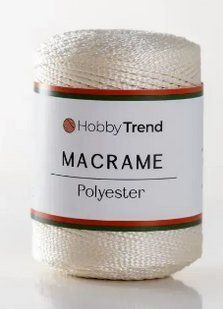 Пряжа Macrame №3 Hobbi Trend № 2001/010 молоко Etrofil Туреччина WB01742 фото