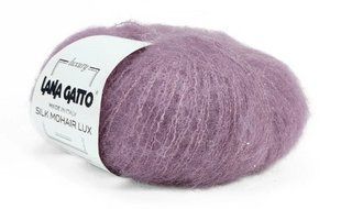 Silk Mohair Lux № Lana Gatto&nbsp;12940- ліловий Сілк мохер люкс Лана Гатто Італія WB01601 фото