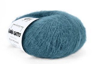 Мохер на шовку Silk Mohair №14527 - морська хвиля Сілк Мохер LANA GATTO (Італия) WB01639 фото