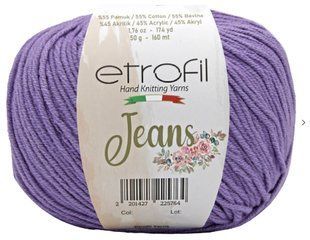 JEANS № 17 - аметист Etrofil бавовна-акрил нитки пряжа для в"язання Етрофил WB00713 фото