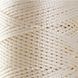Пряжа Macrame №3 Hobbi Trend № 2001/010 молоко Etrofil Туреччина WB01742 фото 2