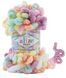 Пряжа для в'язання пальцями велюрова плюшева петлями PUFFY COLOR пуффи Колор № 6527 WB00836 фото 1
