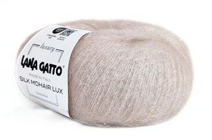 Silk Mohair Lux № Lana Gatto&nbsp;6039 - пудровий Сілк мохер люкс Лана Гатто Італія WB01604 фото