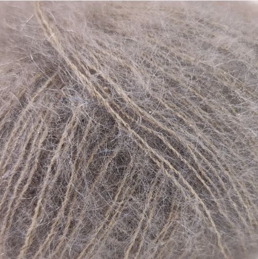 Мохер на шовку Silk Mohair №14044 - тауп Сілк Мохер LANA GATTO (Італия) WB01642 фото