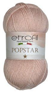 Пряжа Popstar № 70699 - пудра Попстар Etrofil напіввовна 25% WB01189 фото