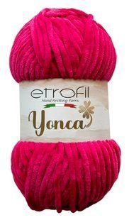Yonca Baby Velvet № 70320 нитки плюшева пряжа для в"язання Енка Бебі Етрофил малина WB00533 фото