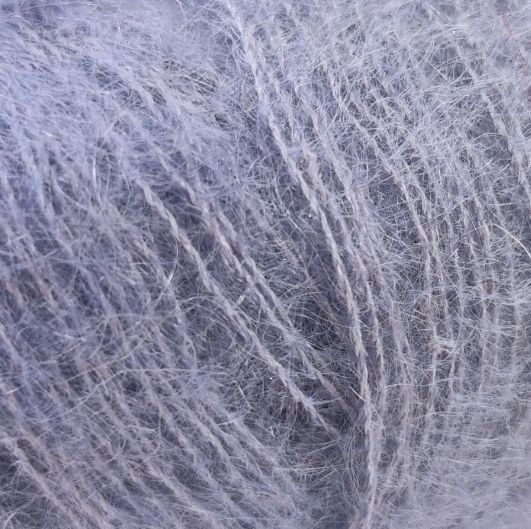 Мохер на шовку Silk Mohair №9380 - лілово-сірий Сілк Мохер LANA GATTO (Італия) WB01643 фото
