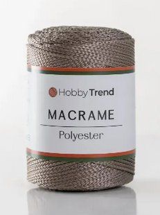 Пряжа Macrame №3 Hobbi Trend № 2001/040 какао Etrofil Туреччина WB01747 фото