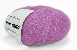 Silk Mohair Lux № Lana Gatto 30484 - фуксія Сілк мохер люкс Лана Гатто Італія WB01606 фото