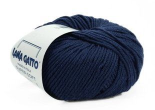 Super Soft № 13856 - блакитний мериносова пряжа для в"язання Супер Софт Lana Gatto Італія WB01230 фото