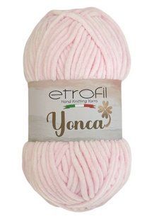 Yonca Baby Velvet № 70322 нитки плюшева пряжа для в"язання Енка Бебі Етрофил ніжно-рожевий WB00535 фото
