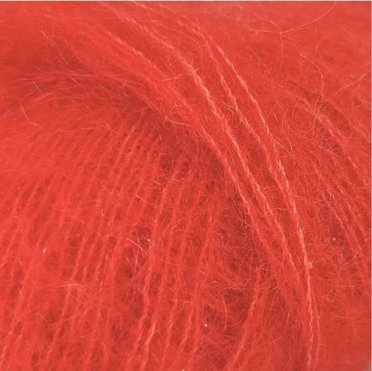 Мохер на шовку Silk Mohair №6024 - червоний Сілк Мохер LANA GATTO (Італия) WB01645 фото