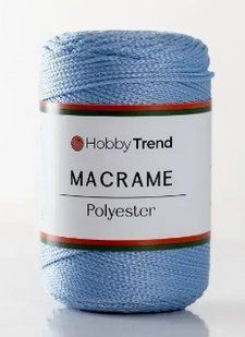 Пряжа Macrame №3 Hobbi Trend № 2001/220 світло-синій Etrofil Туреччина WB01749 фото