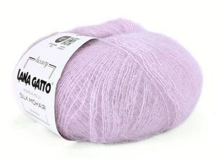 Мохер на шовку Silk Mohair №7258 - лаванда Сілк Мохер LANA GATTO (Італия) WB01646 фото