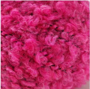 Пряжа букле CURLY ALPACA Knitme Курлі Альпака Кнітмі № КС 05 рожевий WB00452 фото