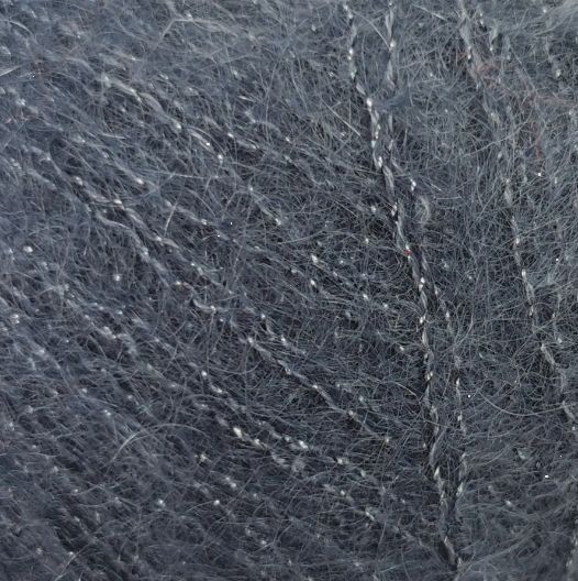 Silk Mohair Lux № Lana Gatto&nbsp;30480 темно - сірий Сілк мохер люкс Лана Гатто Італія WB01608 фото