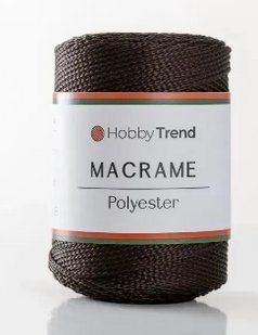 Пряжа Macrame №3 Hobbi Trend № 2001/210 какао Etrofil Туреччина WB01750 фото