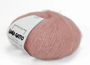 Silk Mohair Lux № Lana Gatto&nbsp;14393 - рожеве дерево Сілк мохер люкс Лана Гатто Італія WB01609 фото