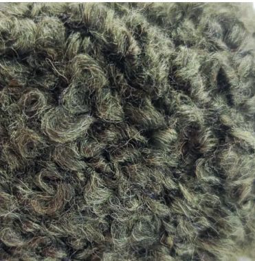 Пряжа букле CURLY ALPACA Knitme Курлі Альпака Кнітмі № КС 06 болотяний WB00453 фото